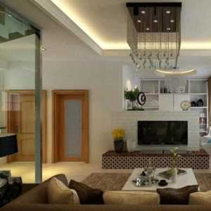 公寓混搭风格二居室富裕型客厅沙发装修效果图