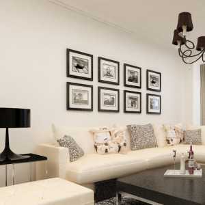美式风格客厅2层别墅浪漫卧室暖色调效果图