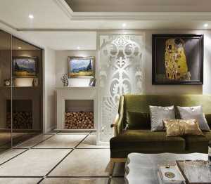 新古典风格公寓富裕型客厅过道效果图