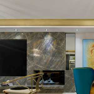 现代家装客厅电视墙效果效果图